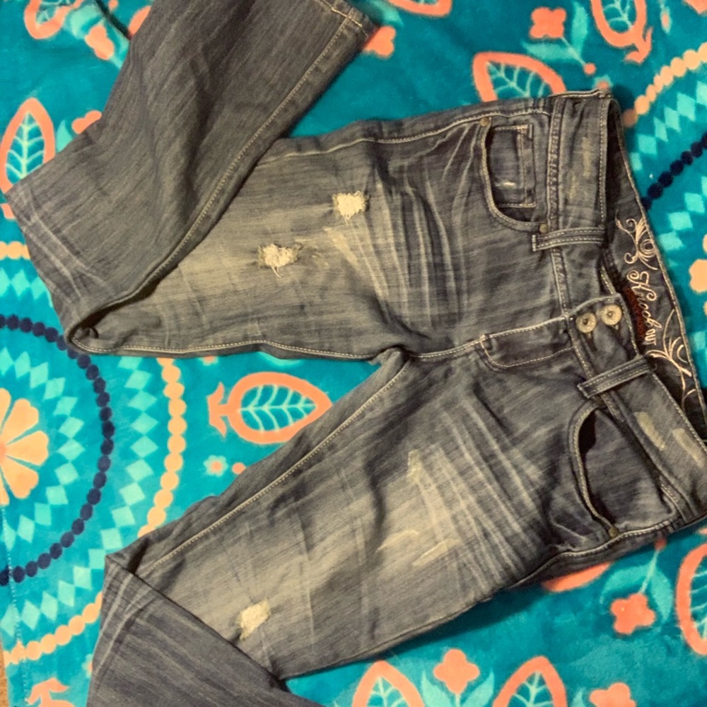 Knock out skinny boot jeans